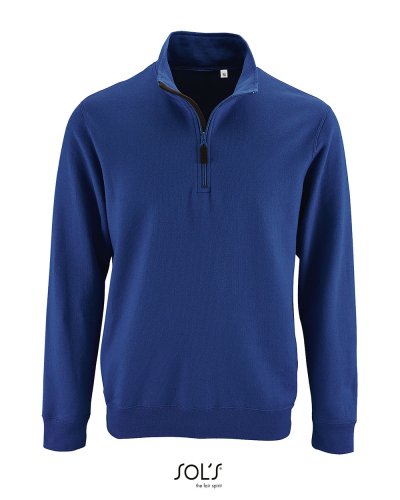 Felpa uomo mezza zip Stan Blu Royal