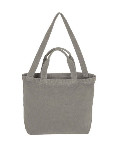 Small Canvas Shopper Neutral Grey