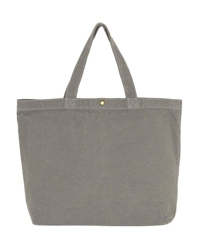 Large Canvas Shopper Neutral Grey