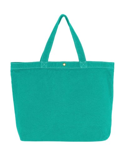 Large Canvas Shopper Seafoam