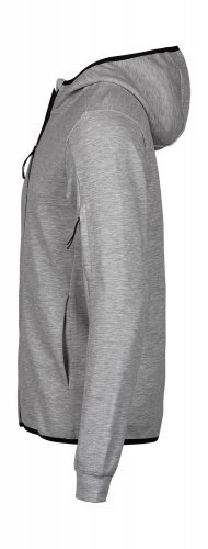 Felpa zip cappuccio unisex stile sportivo