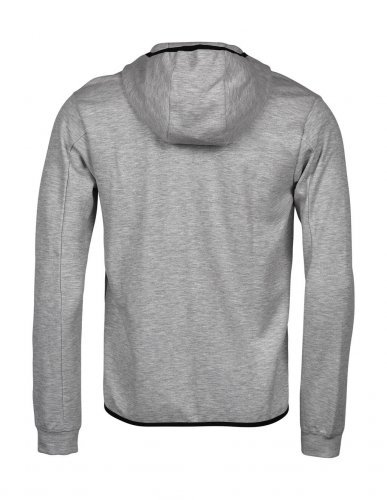Felpa zip cappuccio unisex stile sportivo