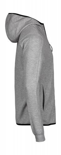 Felpa zip cappuccio unisex stile sportivo