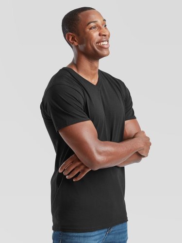 T-shirt Uomo con Scollo a V Classic Fit 130g