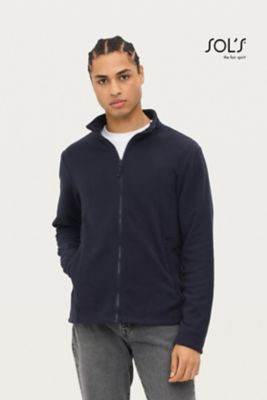 Chaqueta polar para hombre Norman, corte regular, cremallera, 100% pol