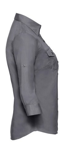 Camisa de Mujer de Algodón Twill 3/4 Modern Fit 130g/m²