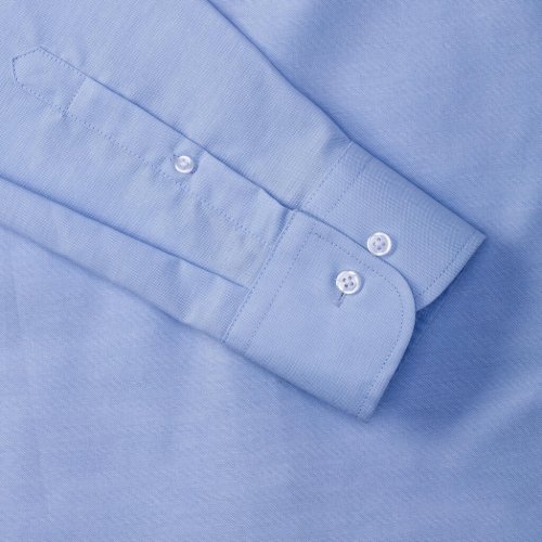 Chemise Oxford homme Tailored Fit blanche, col rigide, Malfini