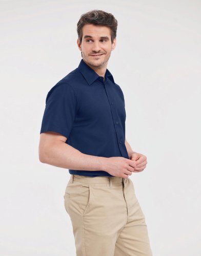 Camisa oxford manga corta hombre