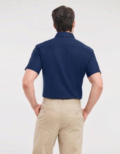 Camisa oxford manga corta hombre