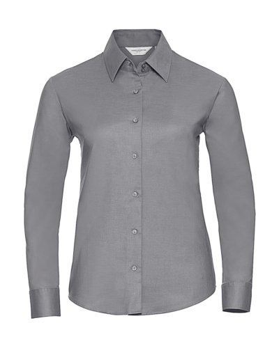 Camicia Oxford Donna Manica Lunga Classic Fit 130g