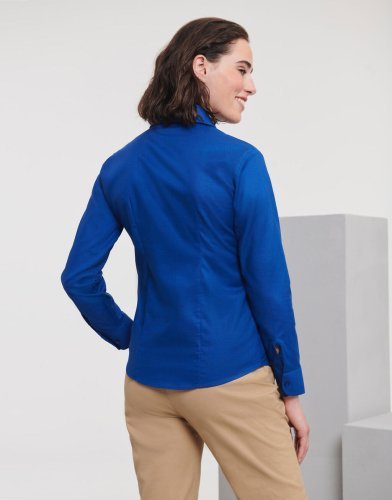 Camicia Oxford Donna Manica Lunga Classic Fit 130g