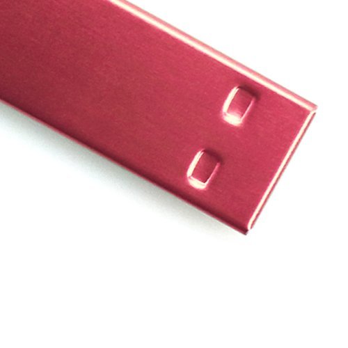 Fixing USB 16GB chiave alluminio lucido argento in scatola regalo