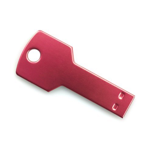 Fixing USB 16GB chiave alluminio lucido argento in scatola regalo
