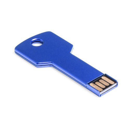 Fixing USB 16GB chiave alluminio lucido argento in scatola regalo