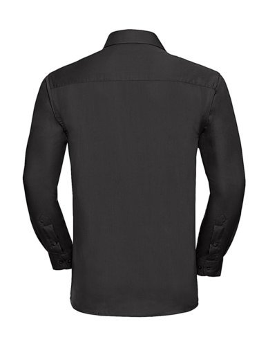 Camicia classica uomo cotone Popeline maniche lunghe