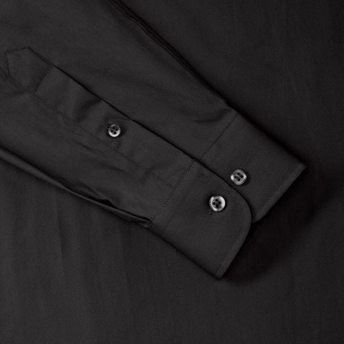 Camicia classica uomo cotone Popeline maniche lunghe