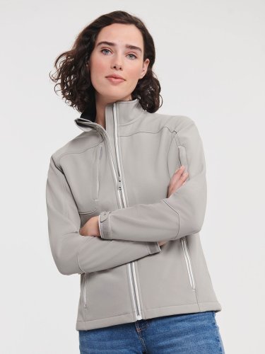 Softshell donna Bionic nera, antivento, traspirante, eco 320g/m²