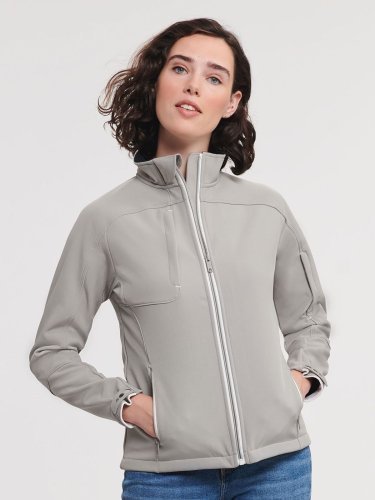 Softshell donna Bionic nera, antivento, traspirante, eco 320g/m²