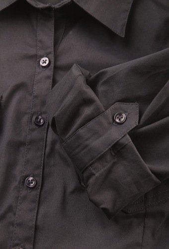 Camicia donna maniche 3/4 con risvolto