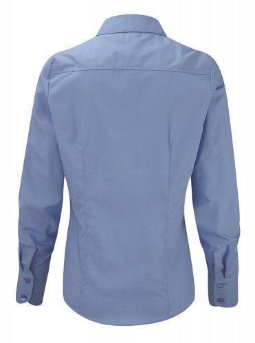 Camicia donna popeline maniche lunghe