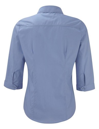 Camicia donna popeline maniche 3/4