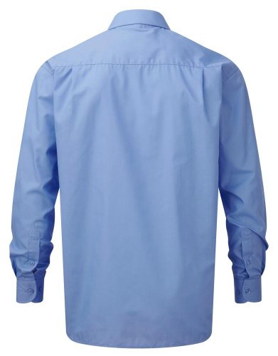 Camicia uomo popeline maniche lunghe tasca sul petto