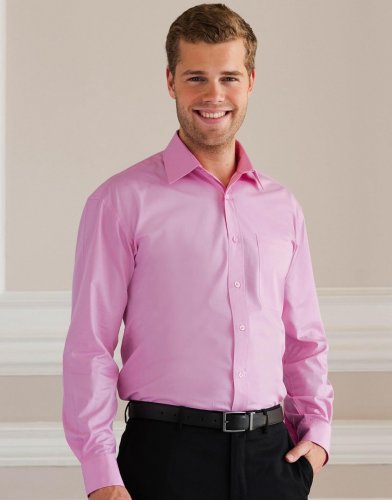 Camicia Popeline puro cotone maniche lunghe