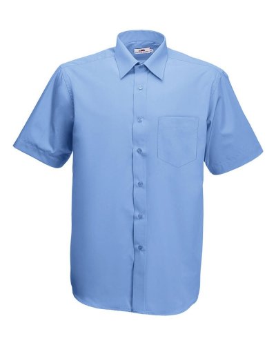 Camicia uomo in popeline maniche corte