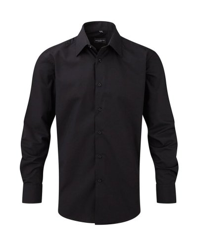 Camicia uomo popeline maniche lunghe