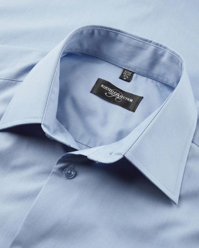 Camicia uomo popeline maniche lunghe
