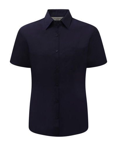 Camicia donna popeline maniche corte
