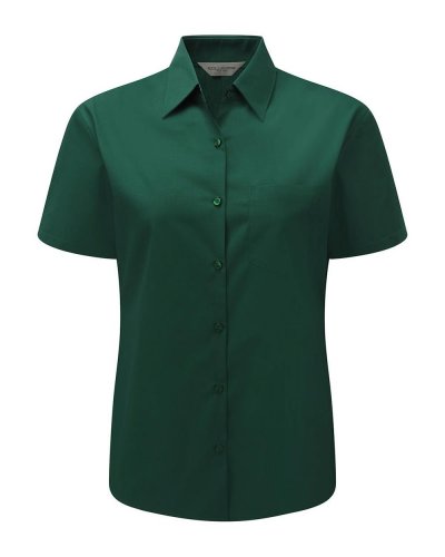 Camicia donna popeline maniche corte