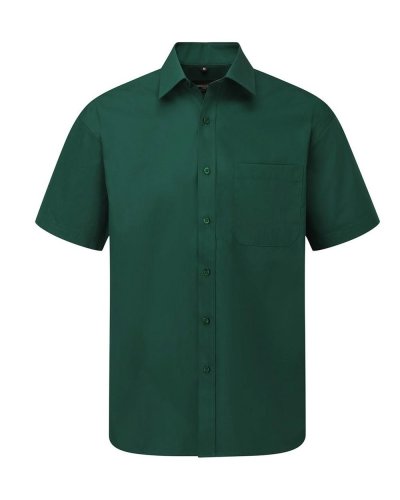 Camicia uomo popeline maniche corte tasca sul petto