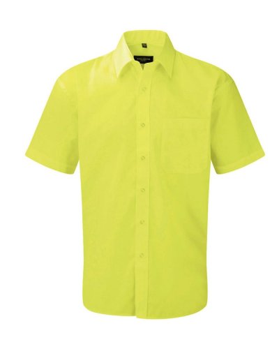 Camicia uomo popeline maniche corte tasca sul petto