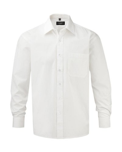 Camicia Popeline puro cotone maniche lunghe
