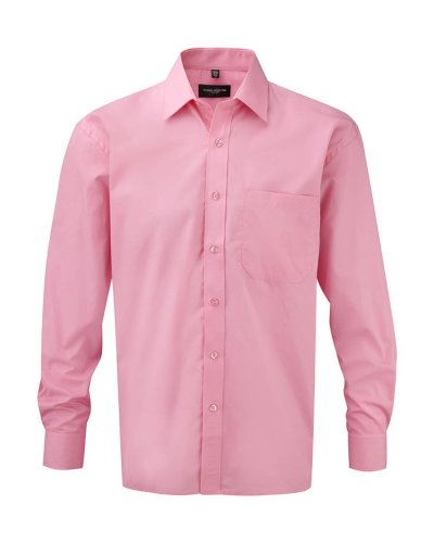 Camicia Popeline puro cotone maniche lunghe