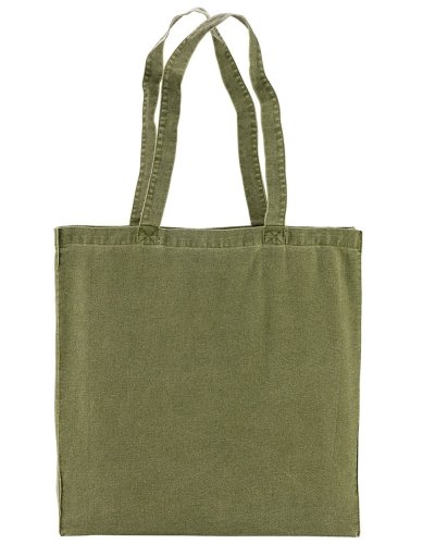 Shopper in cotone stonewashed