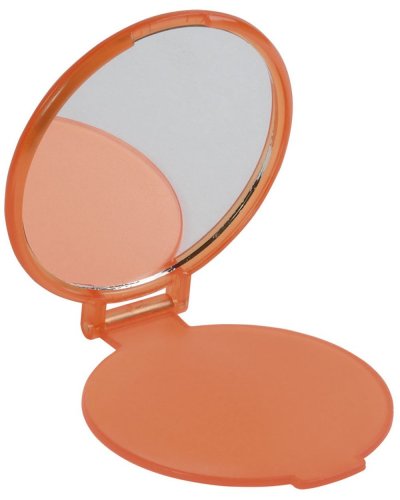 Specchietto pieghevole da borsetta Arancione