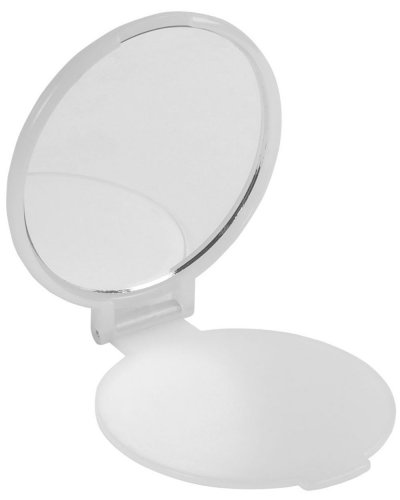 Specchietto pieghevole da borsetta Bianco