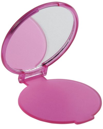 Specchietto pieghevole da borsetta Fucsia