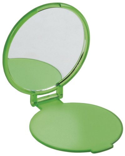 Specchietto pieghevole da borsetta Verde mela