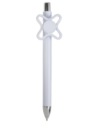 Penna colorata con Spinner Bianco