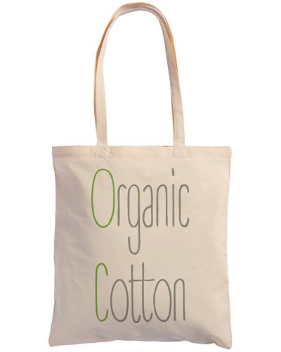 Shopper in cotone organico certificato da 140 gr Naturale