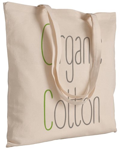 Shopper in cotone organico certificato da 140 gr