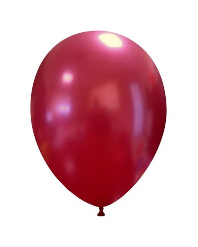 Palloncini classici 27 cm colori metallizzati Bordeaux Metallizzato