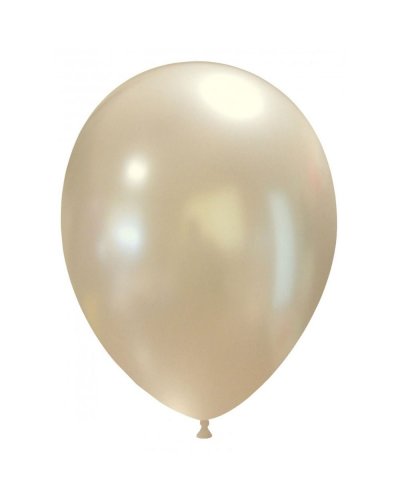 Palloncini classici 27 cm colori metallizzati Perla