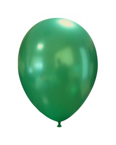 Palloncini classici 27 cm colori metallizzati Verde Scuro Metallizzato