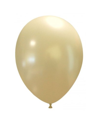 Palloncini classici 27 cm colori metallizzati Avorio Metallizzato