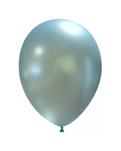 Palloncini classici 29 cm colori metallizzati Celeste Metallizzato