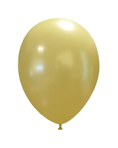 Palloncini classici 29 cm colori metallizzati Crema Metallizato